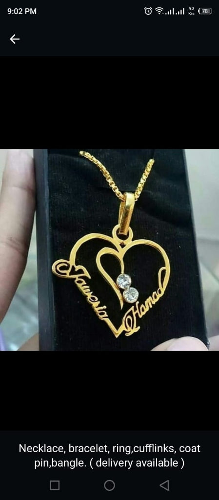 Custmized Jewelry Nackles, Cout Brouch, Kafling (Delivery Available)