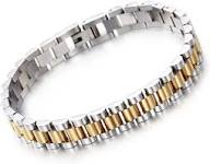 Two Tone Braclet  ( Golden Silver Blue )